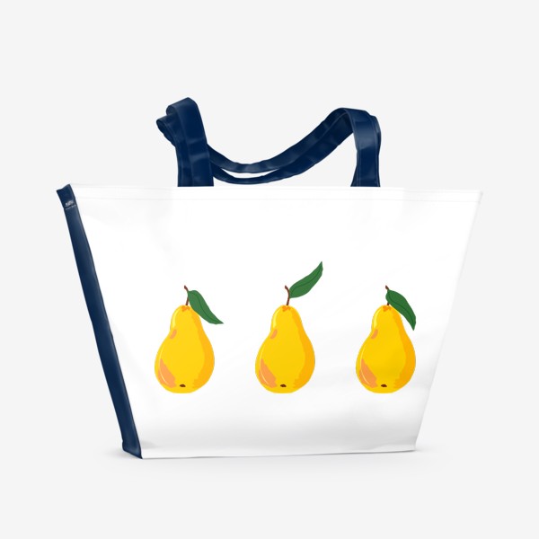 Пляжная сумка «Желтые груши»