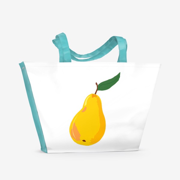 Пляжная сумка «Груша желтая»