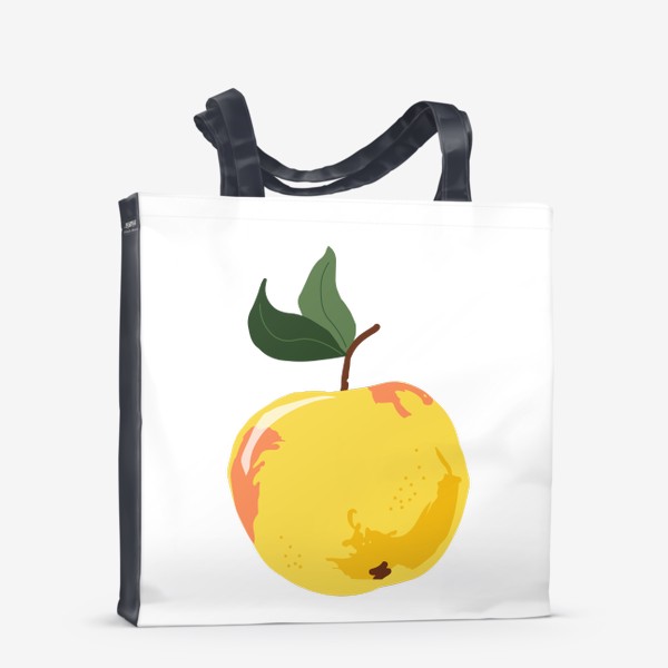 Сумка-шоппер «Желтое яблоко»