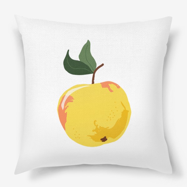 Подушка «Желтое яблоко»