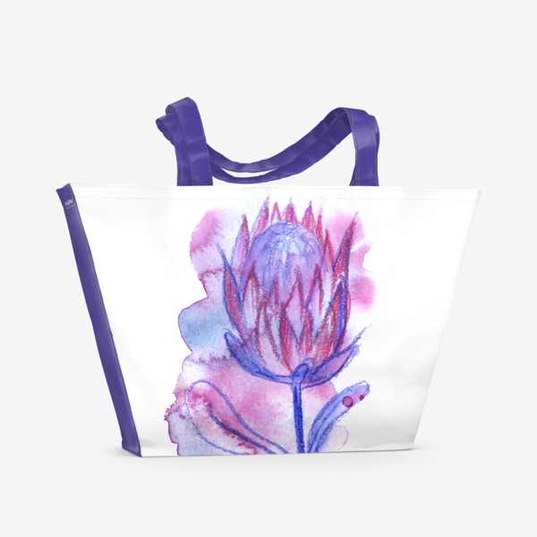 Пляжная сумка «Цветок Протеи»