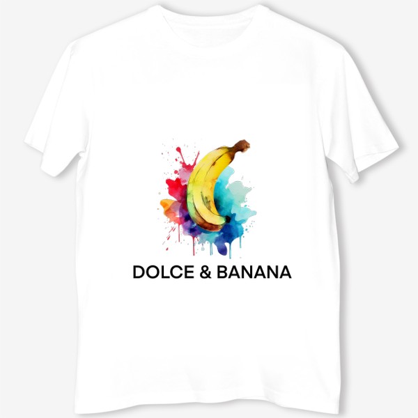 Футболка «Dolce and Banana watercolor»