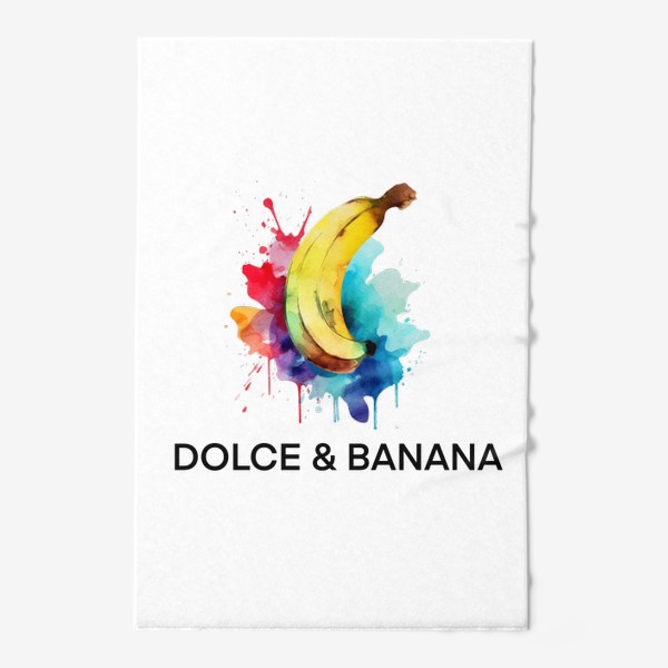Полотенце «Dolce and Banana watercolor»