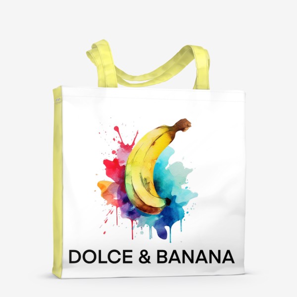 Сумка-шоппер «Dolce and Banana watercolor»