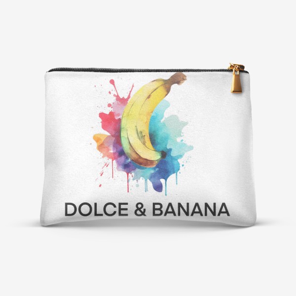 Косметичка «Dolce and Banana watercolor»