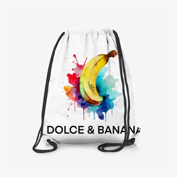 Рюкзак «Dolce and Banana watercolor»