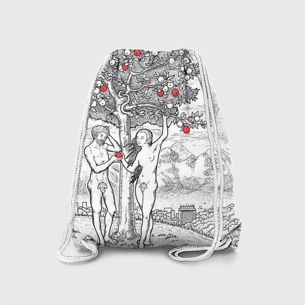 Рюкзак «Адам и Ева в Алма-Ате»