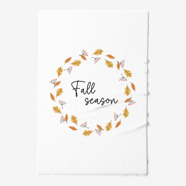 Полотенце «Осенний венок. Fall season»