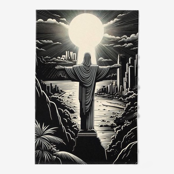Полотенце «Статуя Христа-Искупителя»