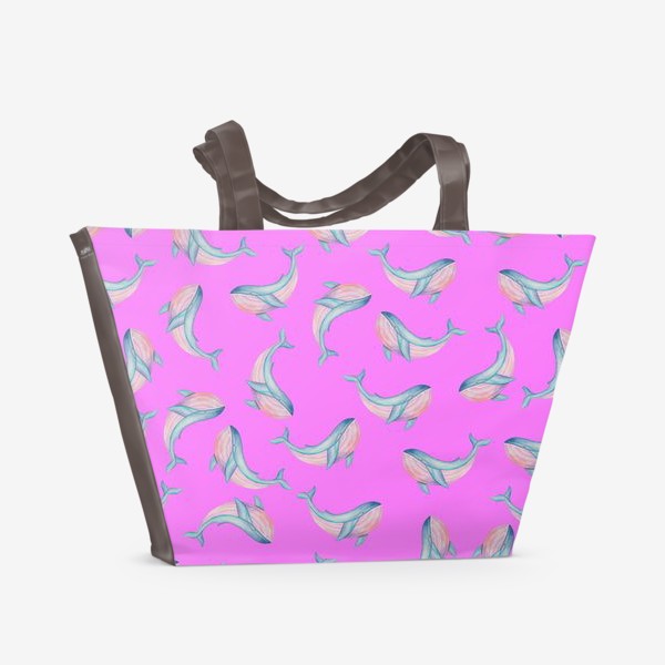Пляжная сумка «киты»