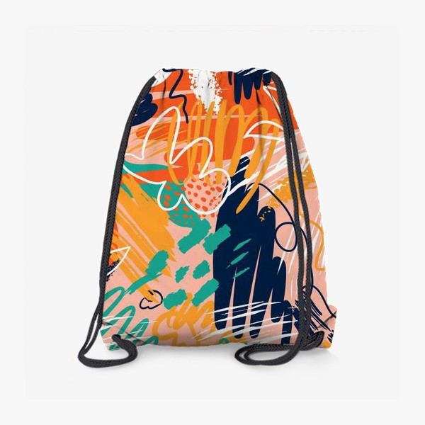 Рюкзак «Абстрактный фон в ручном стиле  рисования»