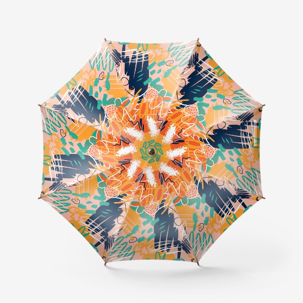 Зонт «Абстрактный фон в ручном стиле  рисования»