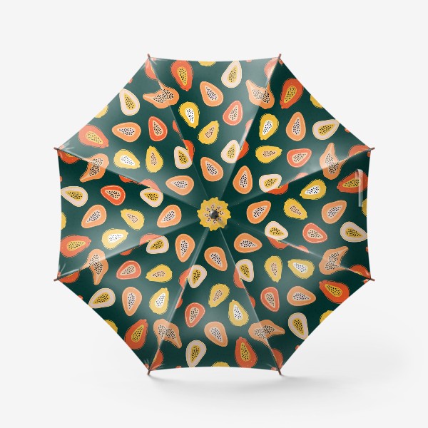 Зонт «Маракуя паттерн, экзотические фрукты»