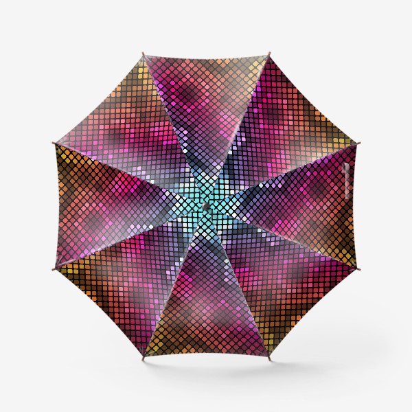 Зонт «Радужный металлик»