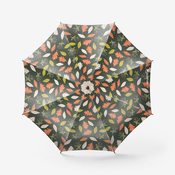 Зонт «Золотая осень. Листопад №3»