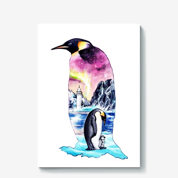 Холст «Королевский пингвин»