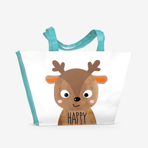 Пляжная сумка «Олежка HAPPY»