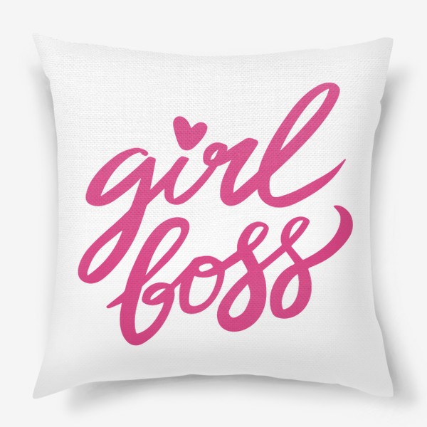 Подушка «Girl boss»