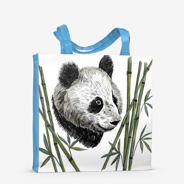 Сумка-шоппер «Панда среди бамбука»