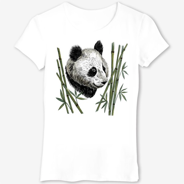 Футболка «Панда среди бамбука»
