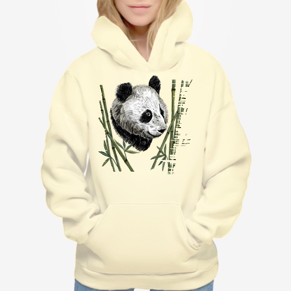 Худи «Панда среди бамбука»