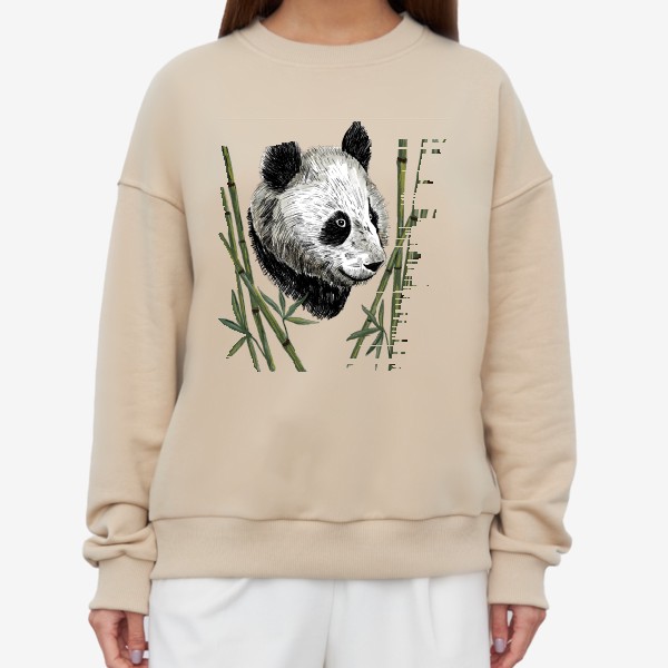 Свитшот «Панда среди бамбука»