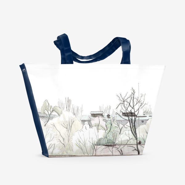 Пляжная сумка &laquo;Городская поэзия. Весна&raquo;