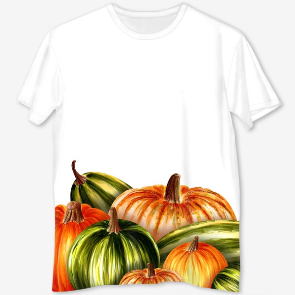 Футболка с полной запечаткой «Pumpkin Harvest»