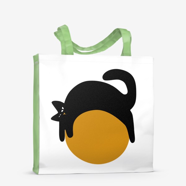 Сумка-шоппер «Кот на шаре»