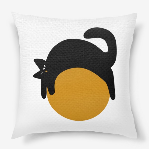 Подушка «Кот на шаре»