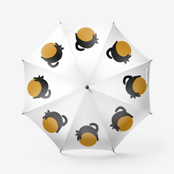 Зонт «Кот на шаре»