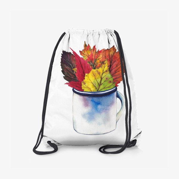Рюкзак «Кружка с листьями»