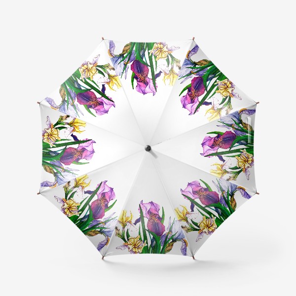 Зонт &laquo;Watercolor irises&raquo;