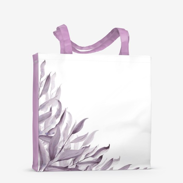 Сумка-шоппер «Фиолетовые листья»
