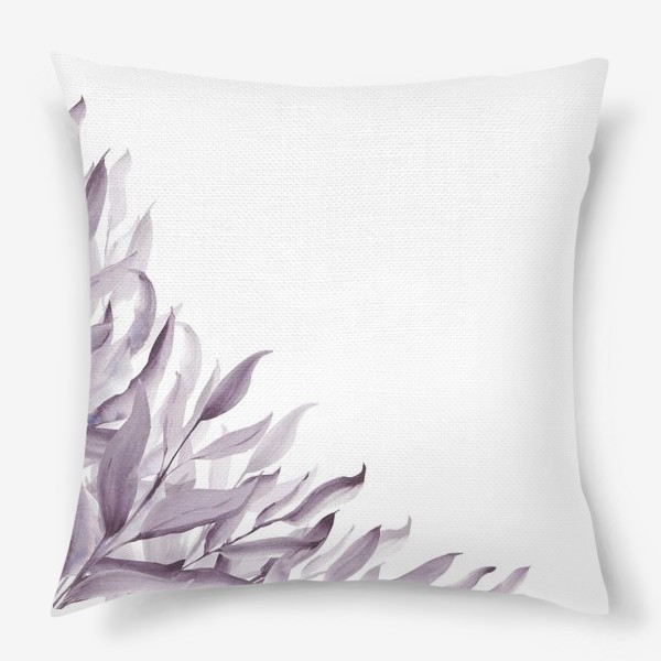Подушка «Фиолетовые листья»