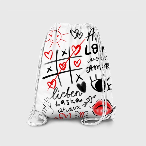 Рюкзак «Граффити про любовь »