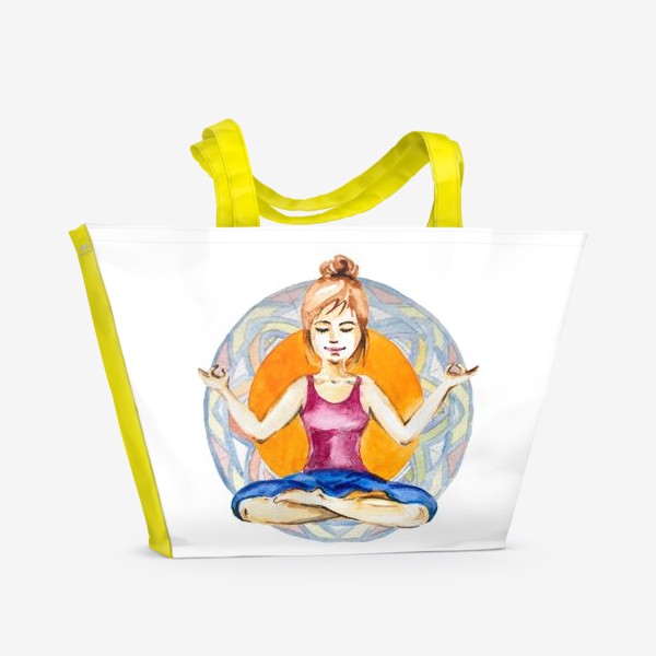 Пляжная сумка «Карма-йога»