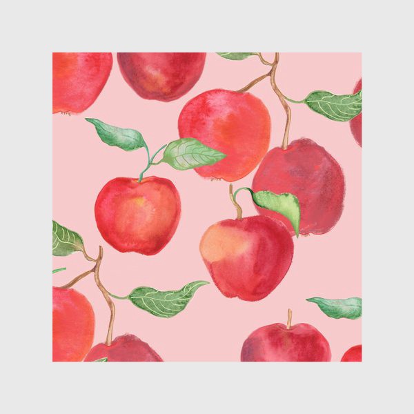 Скатерть «красные яблоки»