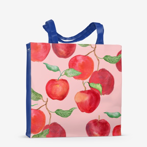 Сумка-шоппер «красные яблоки»