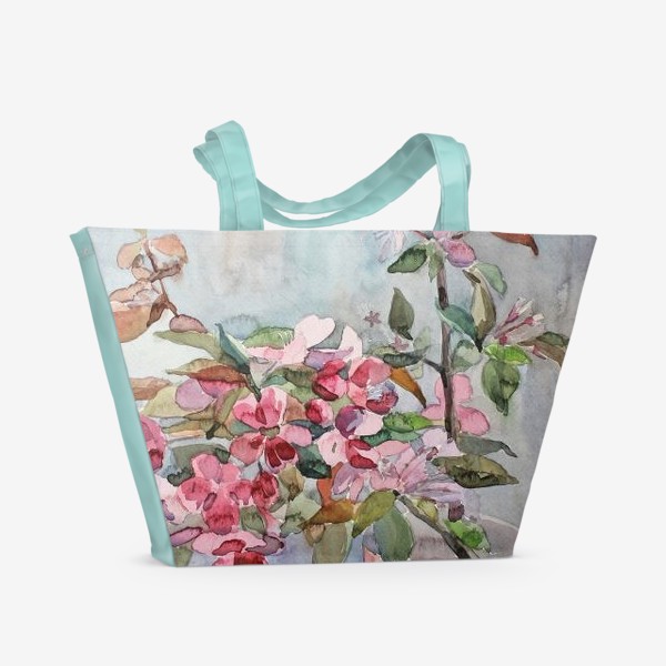 Пляжная сумка «Цветущая вишня»