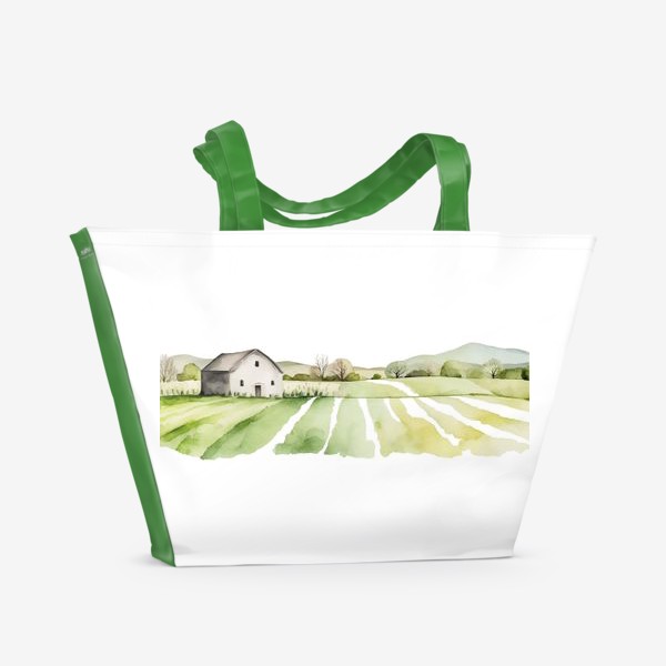 Пляжная сумка «Весенние поля»