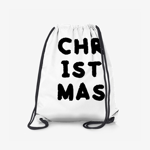 Рюкзак «надпись рождество в подарок на новогодние праздники»