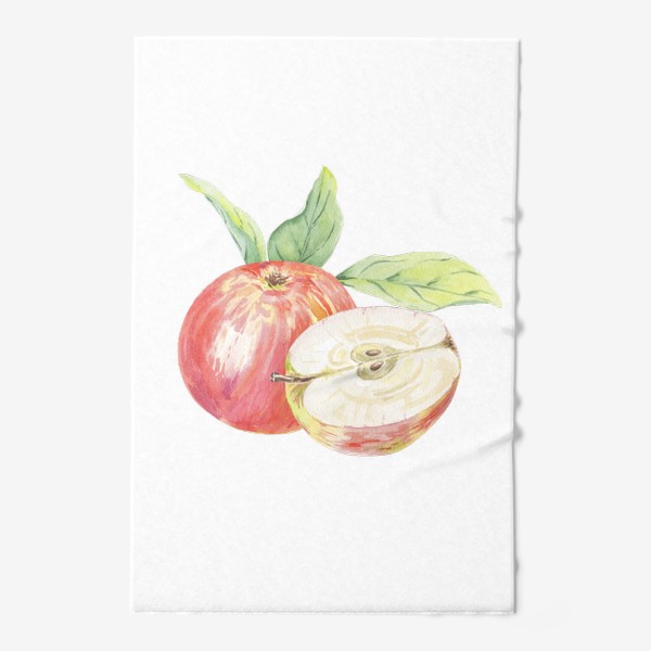 Полотенце «Яблоки с листьями»
