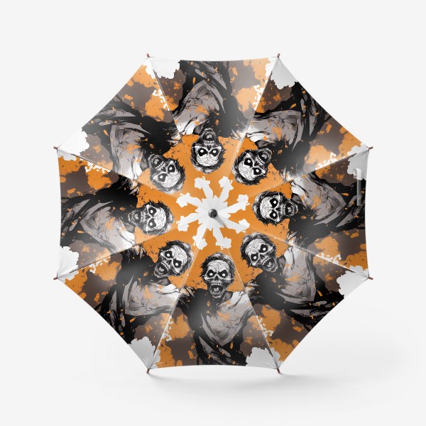 Зонт «Ходячие мертвецы. Принт с зомби»
