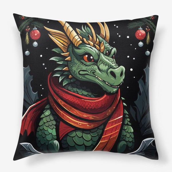 Подушка «Новогодний дракон»