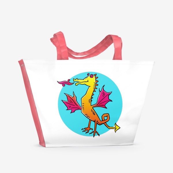 Пляжная сумка «Маленький дракончик»