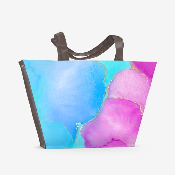 Пляжная сумка «Модная акварель»