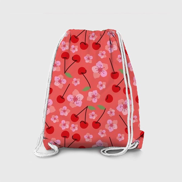Рюкзак «сакура с ягодами»