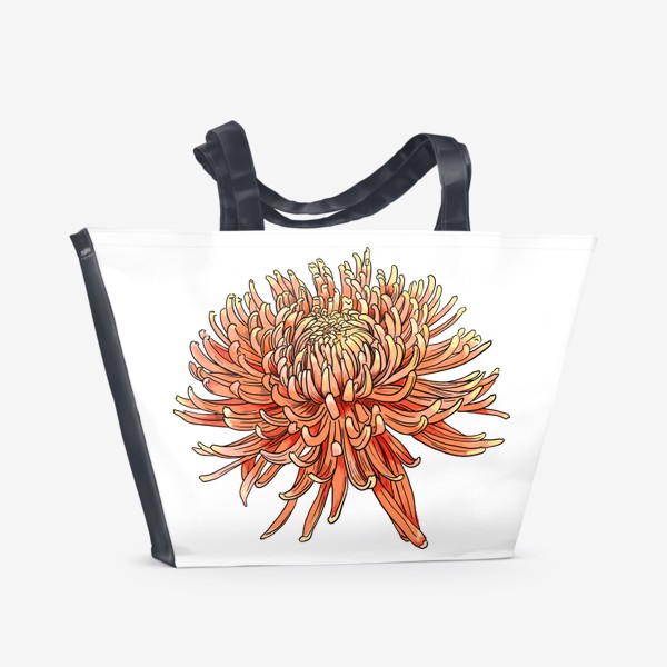 Пляжная сумка «Хризантема»