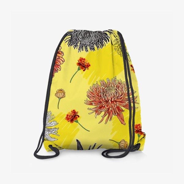 Рюкзак «Осенние цветы паттерн»